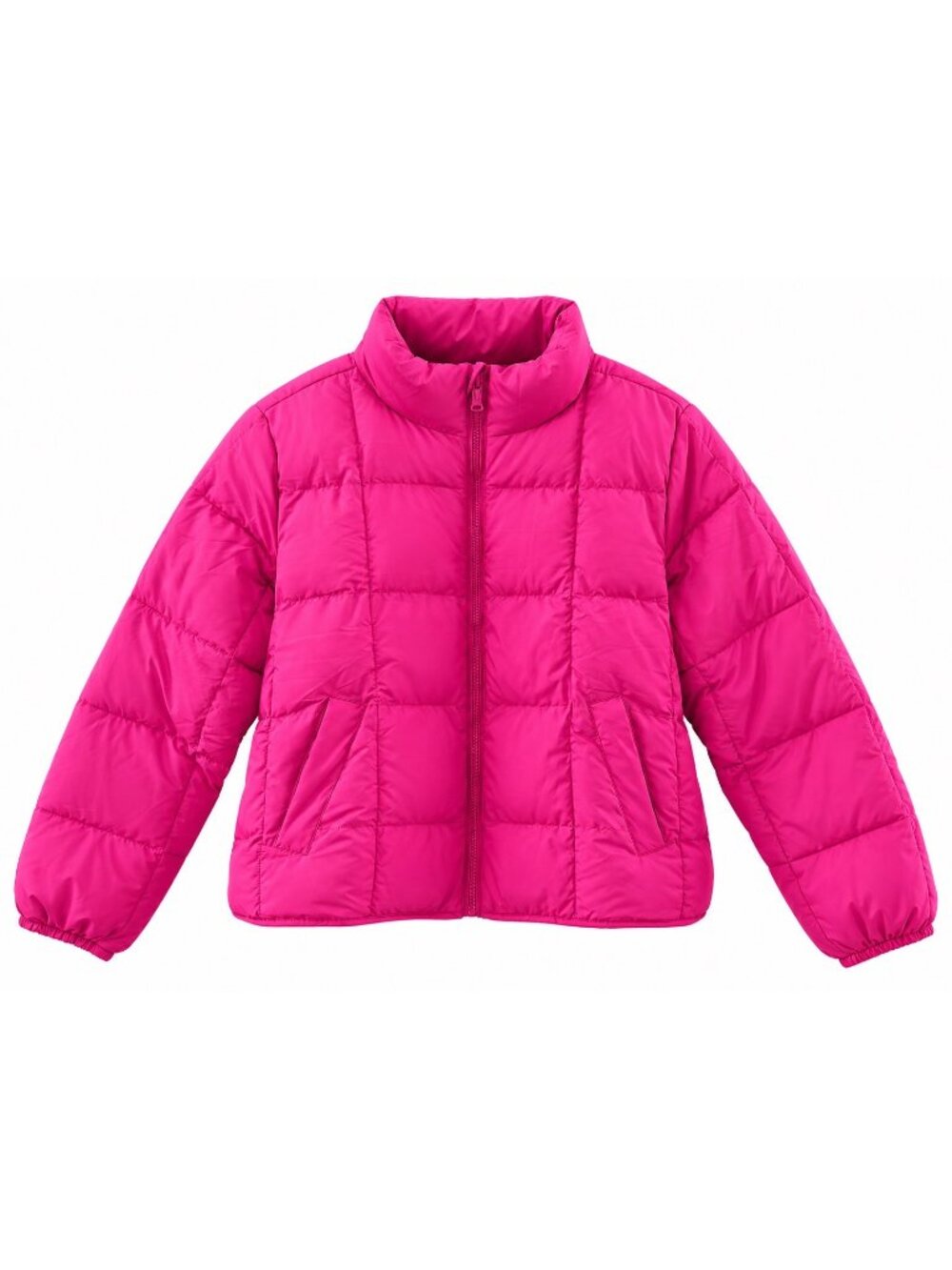 No Boundaries Pink Packable Puffer Coat M/L Lightweight Warm Womens Outerwear